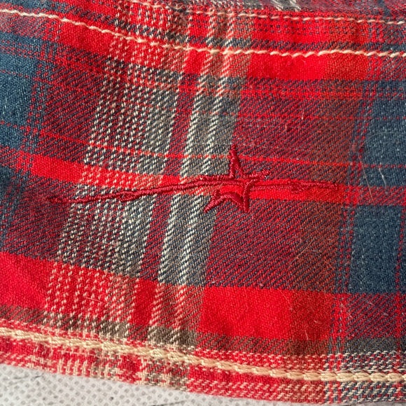 RYAN MICHAEL PLAID SHIRT RED & BLUE
Size L - Picture 7 of 11